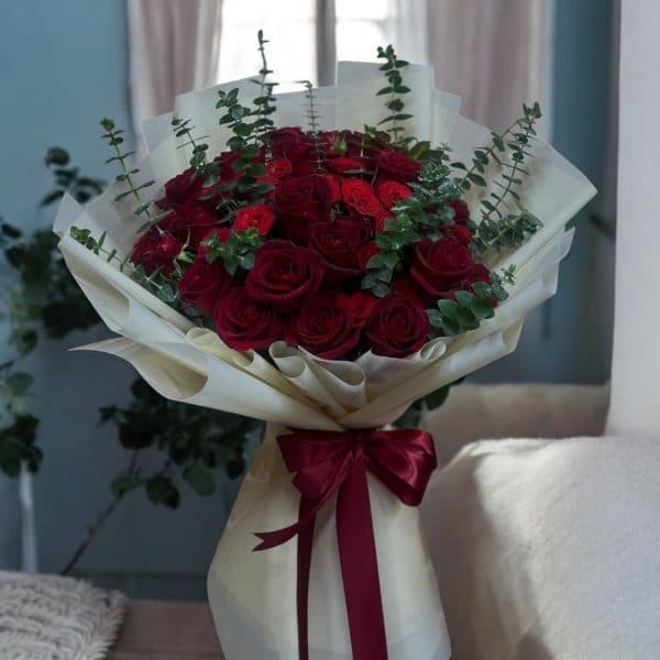 ارسال گل طبیعی برای سرپرستی بانک ملی جنوب تهران