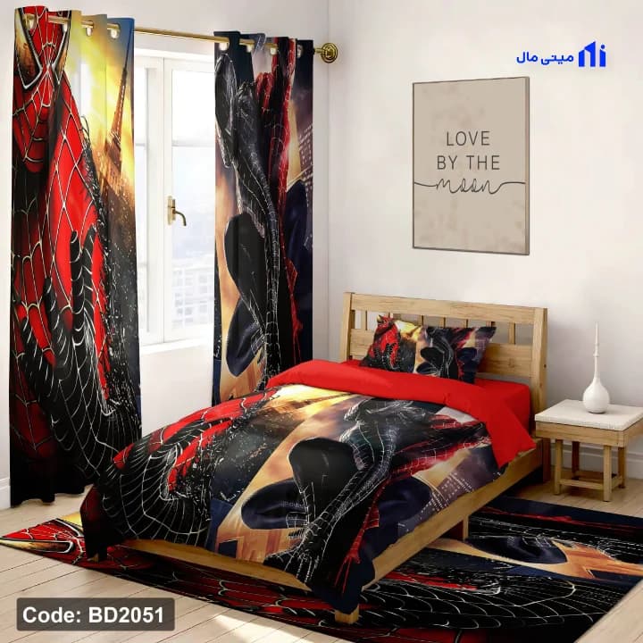 روتختی مرد عنکبوتی سیاه و قرمز Bd2051