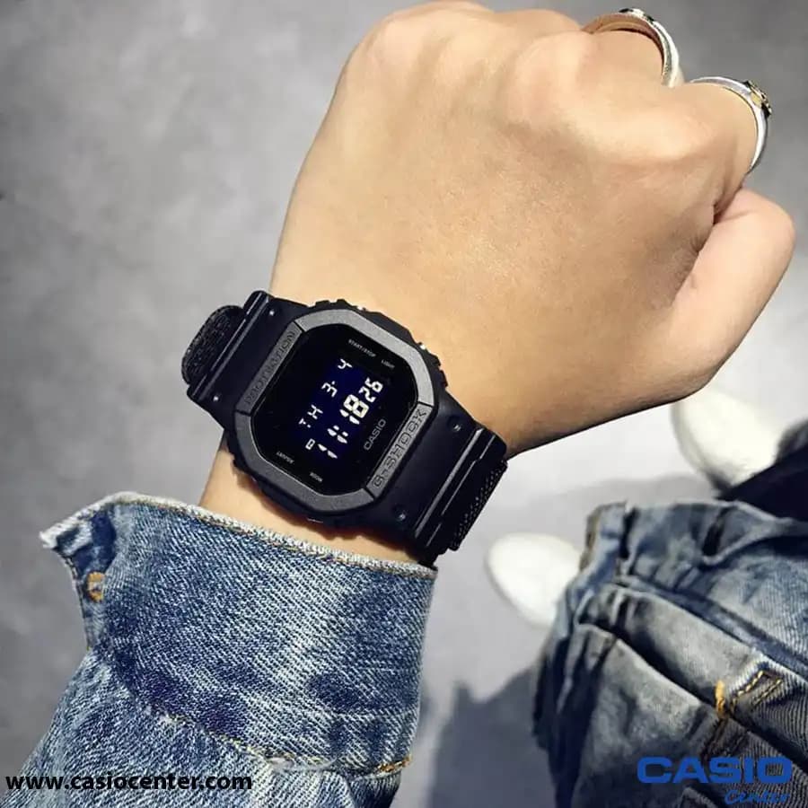 ساعت جی شاک مردانه اصل کاسیو مدل DW-5600BBN-1DR — تصویر ۹