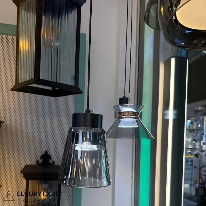 چراغ آویز مدرن کد 130 — تصویر ۲