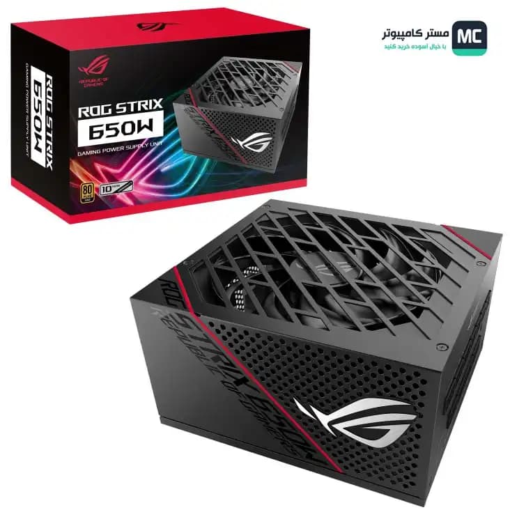 پاور 650 وات ایسوس ROG STRIX 650G Gold Full Modular — تصویر ۲