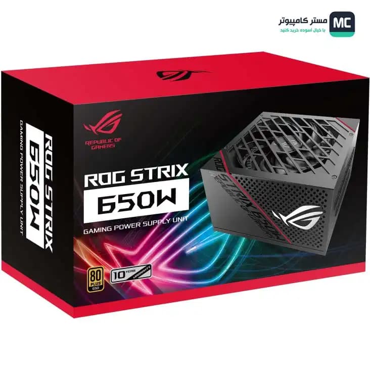 پاور 650 وات ایسوس ROG STRIX 650G Gold Full Modular — تصویر ۴