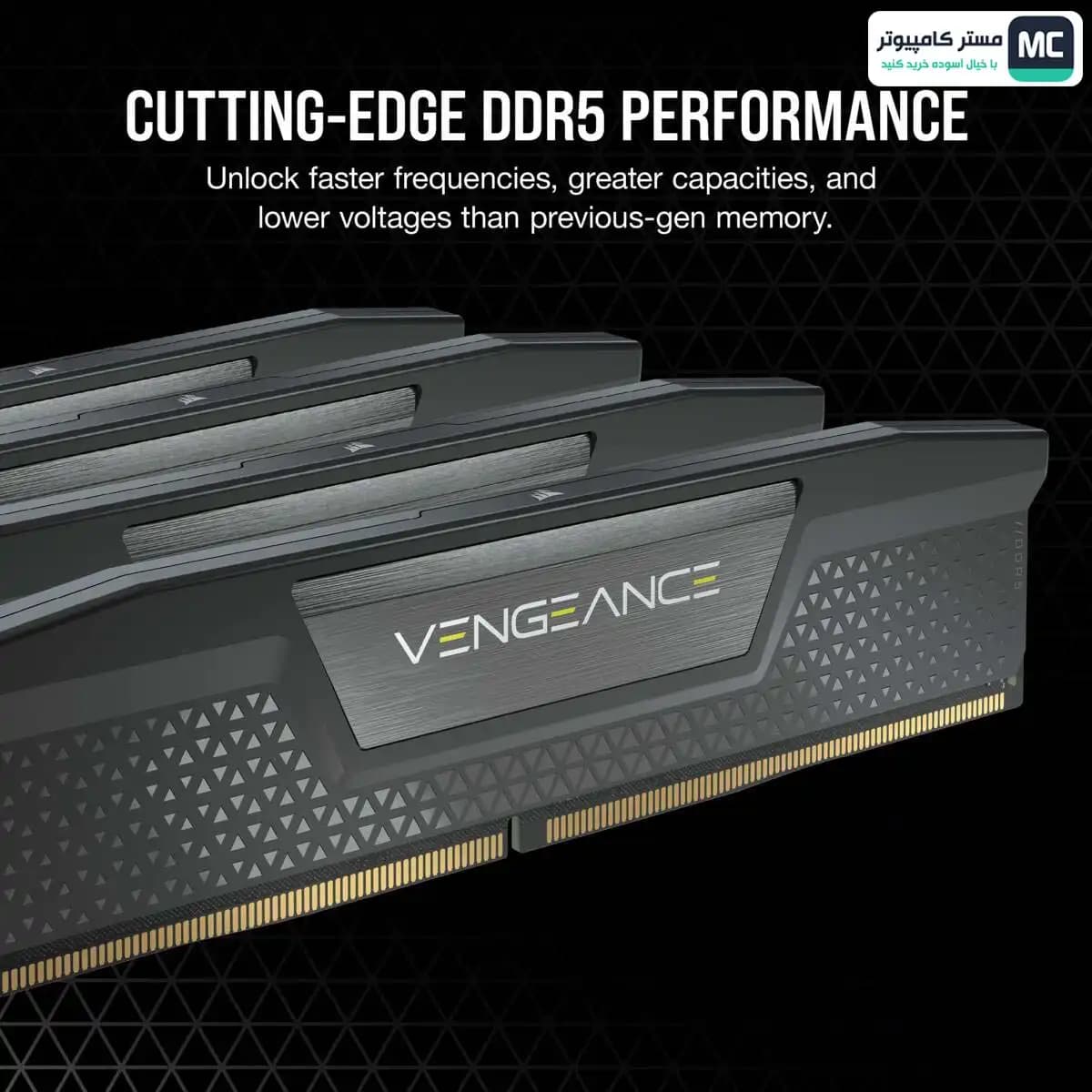 رم کورسیر VENGEANCE 32GB 16GBx2 4800MHz CL40 DDR5 — تصویر ۸