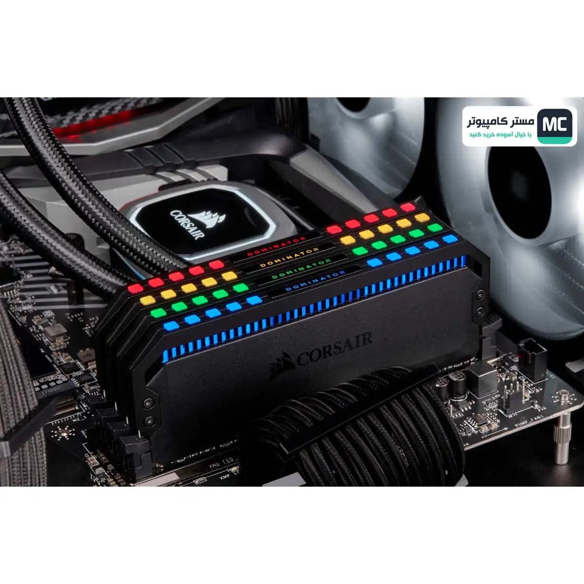 رم کورسیر DOMINATOR PLATINUM RGB 32GB 16GBx2 3200MHz CL16 — تصویر ۸