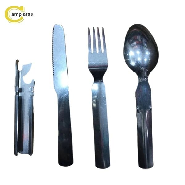 ست قاشق و چنگال و کارد استیل