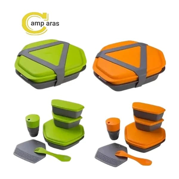 ست ظروف غذا خوری کرویت مدل CAMPING DINING SET