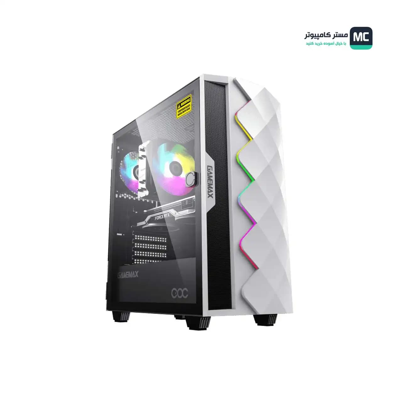 کیس گیم مکس Diamond COC CP White