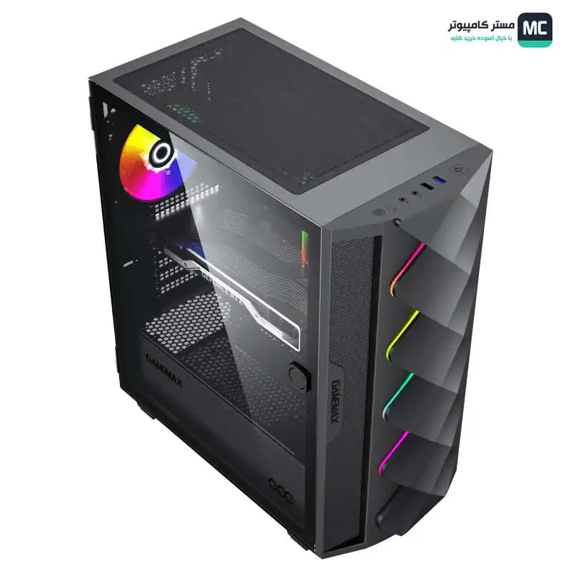 کیس گیم مکس Diamond COC CP Black — تصویر ۵