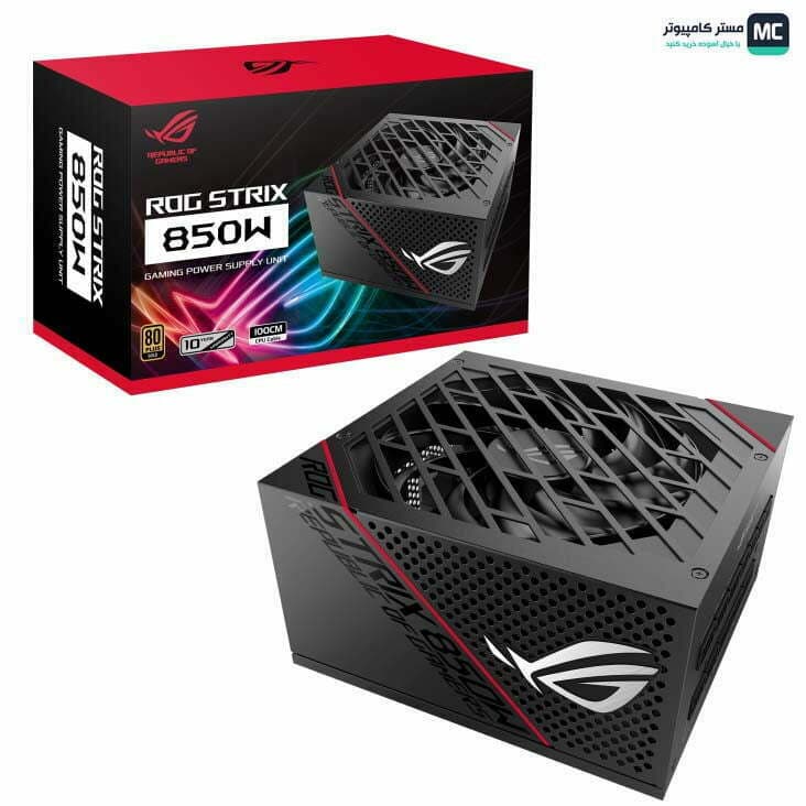 پاور 850 وات ایسوس ROG STRIX 850G Gold Full Modular — تصویر ۸