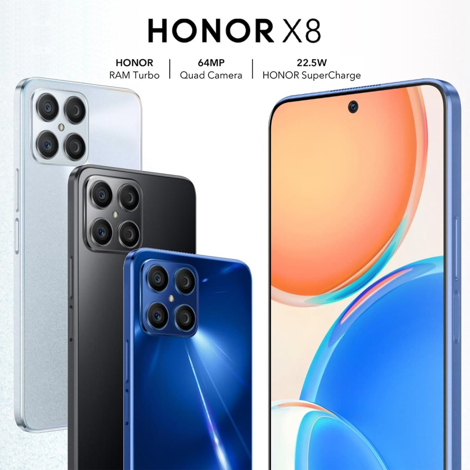 تاچ و ال سی دی هواوی HONOR X8 4G — تصویر ۲