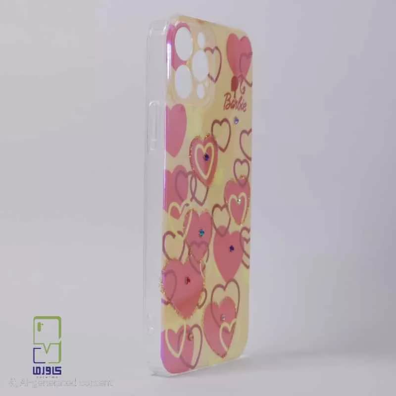 قاب دخترانه آیفون 12 پرو | هولوگرامی قلبی Iphone 12 Pro — تصویر ۳