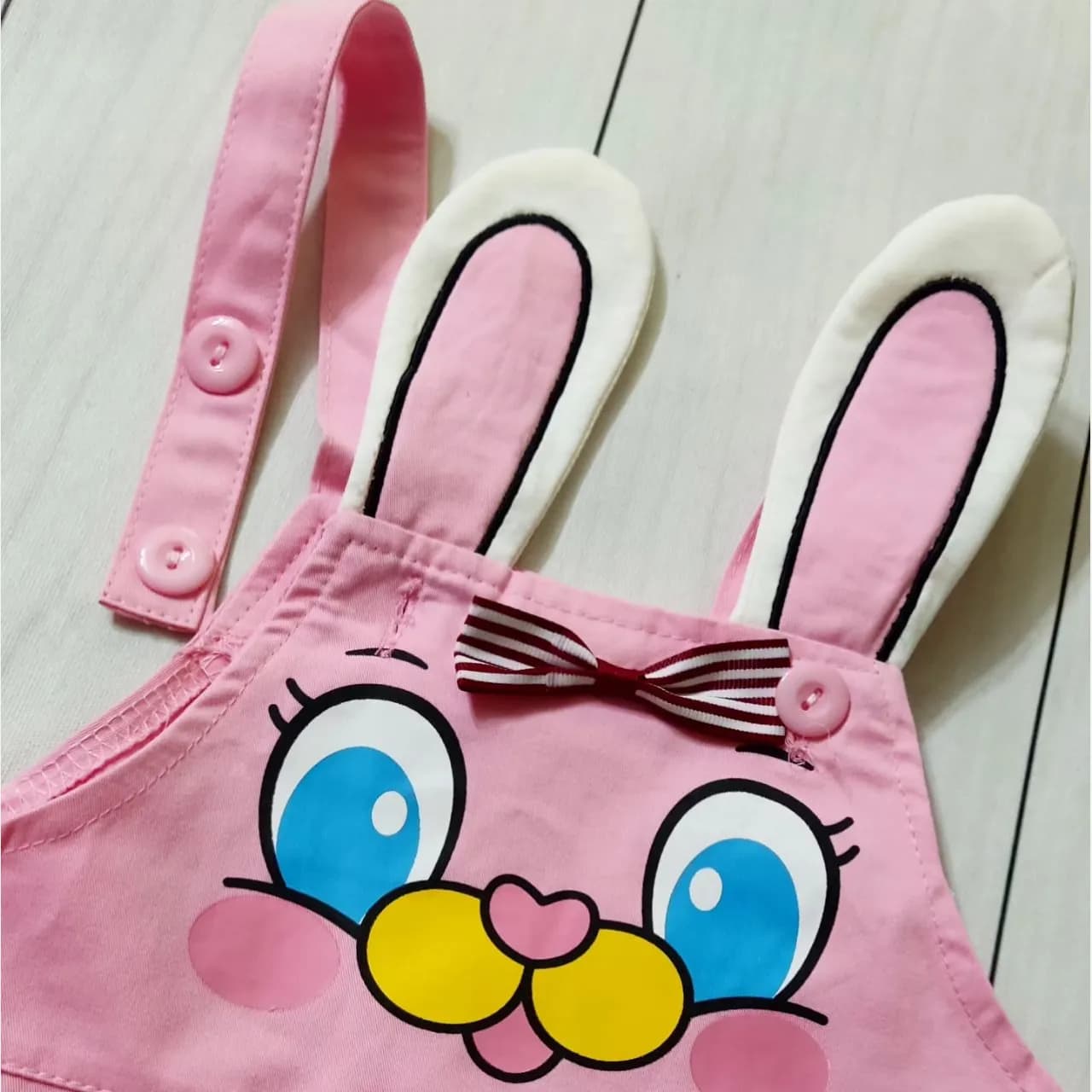 ست بیلرسوت و بلوز بچگانه طرح خرگوشی مدل بانی مناسب 1 تا 5 سال — تصویر ۸
