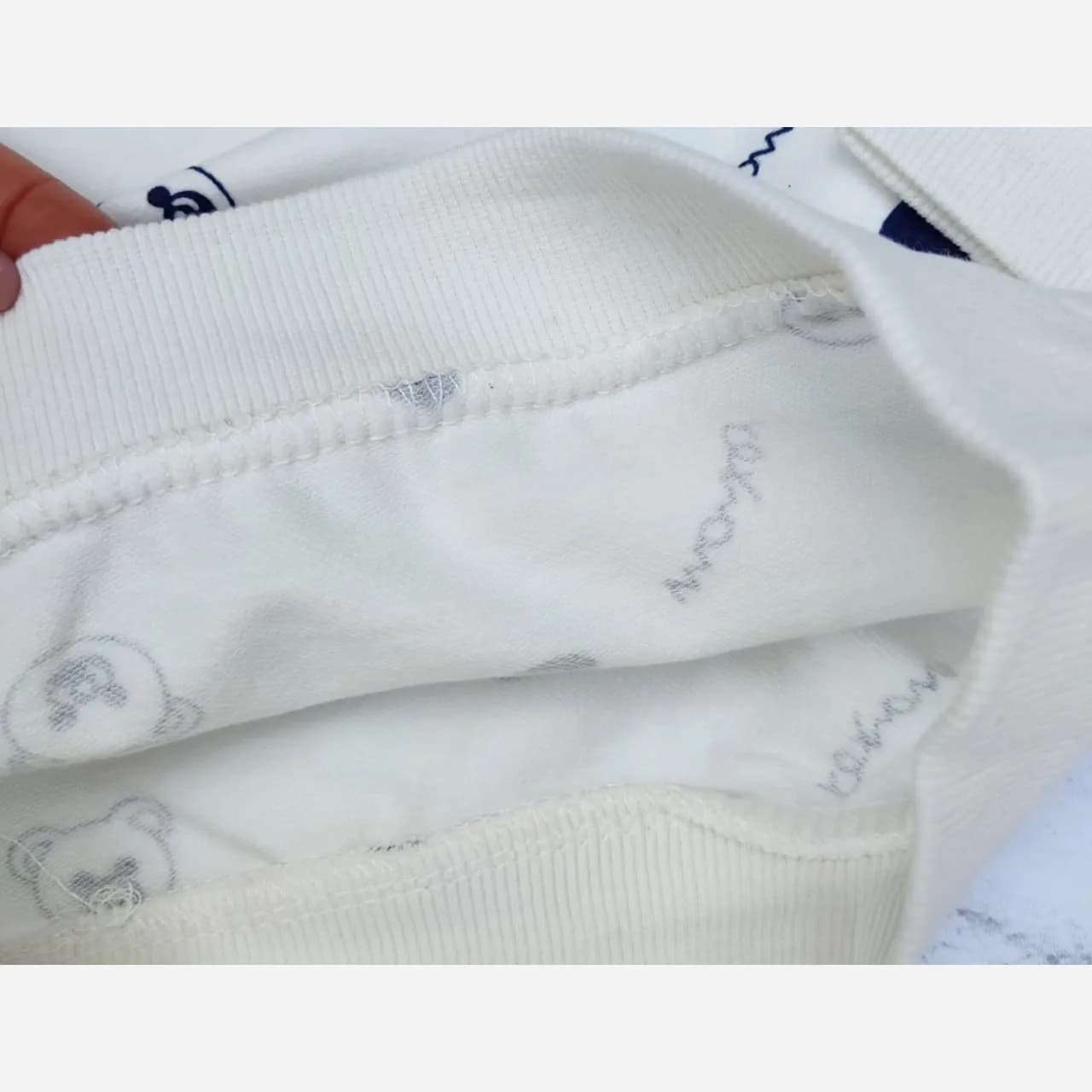 بلوز بچگانه طرح خرس نخ پنبه مناسب دختر و پسر سایز 6 ماه تا 3.5 سال — تصویر ۵