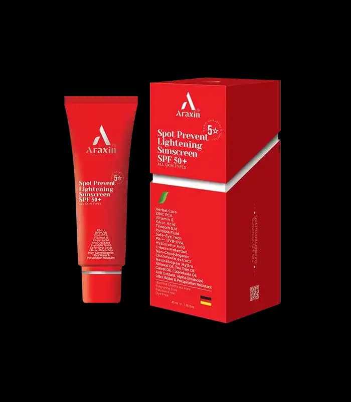 ضدآفتاب آراکسین Spot Prevent Lightening SPF 50