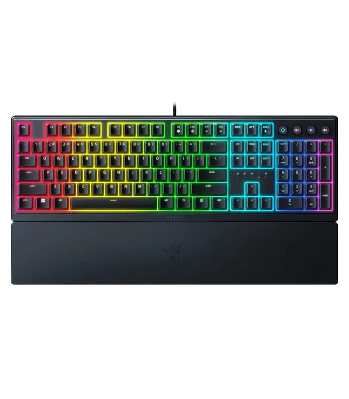 کیبورد گیمینگ با سیم ریزر مدل Ornata V3 با سوییچ مکا-ممبرین — تصویر ۶