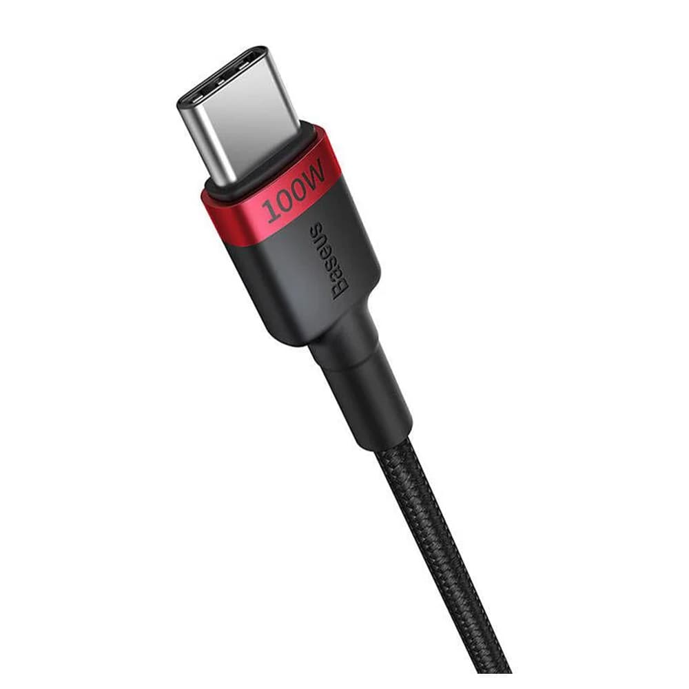 کابل 2 متری تایپ سی به تایپ سی بیسوس مدل Cafule P10318306003 (دوعددی) — تصویر ۴