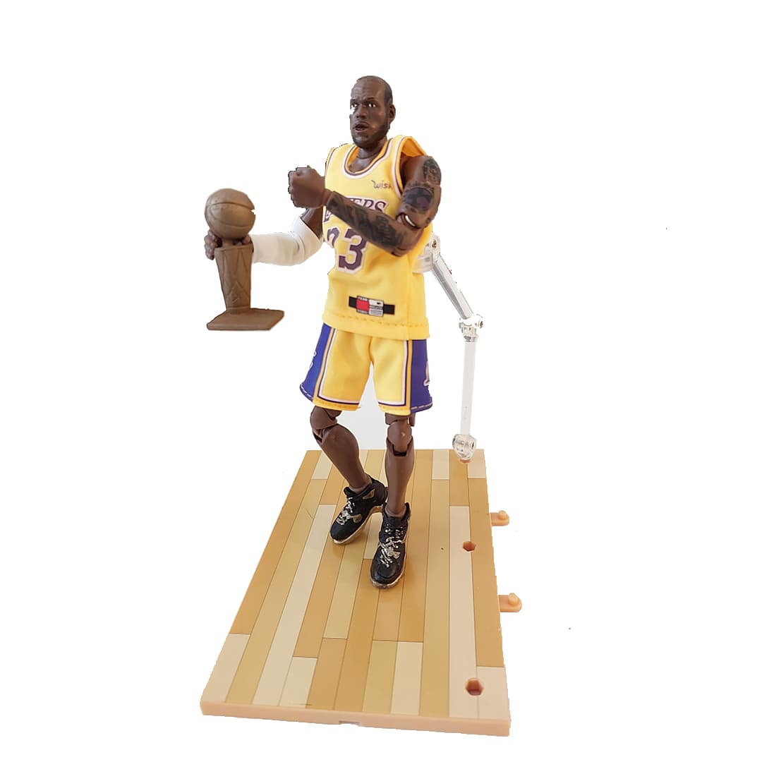اکشن فیگور لبرون جیمز Lebron James طرح زرد – 18cm