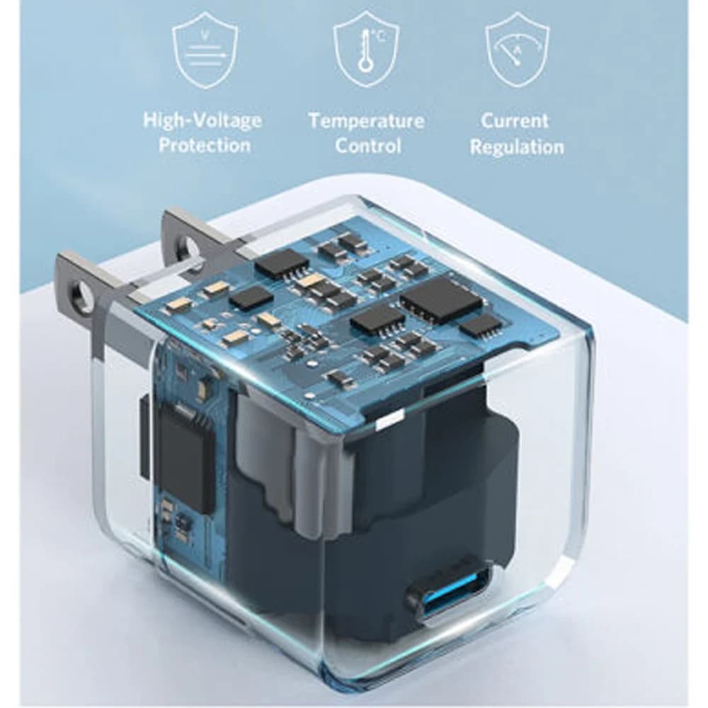 شارژر دیواری 20 وات انکر مدل PowerPort III 20W Cube — تصویر ۹