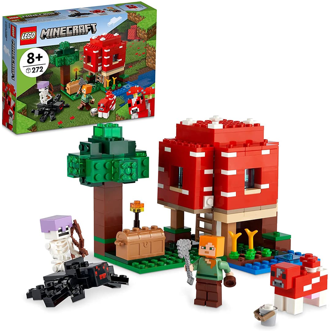 لگو مدل Minecraft The Mushroom House کد 21179 — تصویر ۲