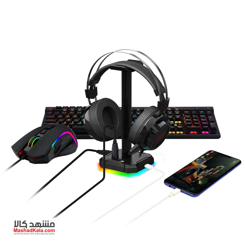 پایه نگهدارنده گیمینگ هدست ردراگون مدل Scepter Pro HA300 — تصویر ۷