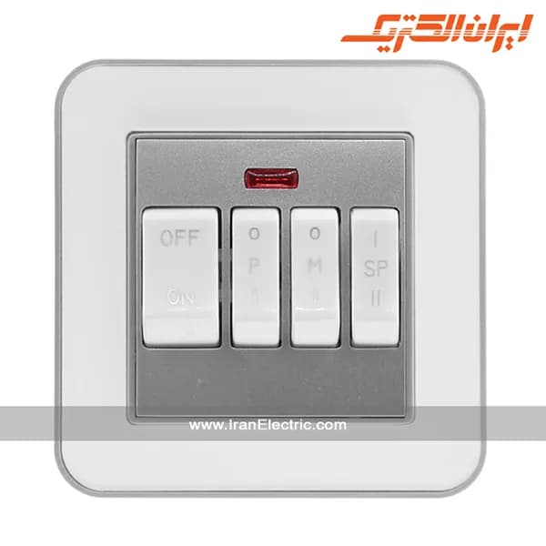 کلید کولر ارس نقرهای زه سفید میان نقره — تصویر ۲