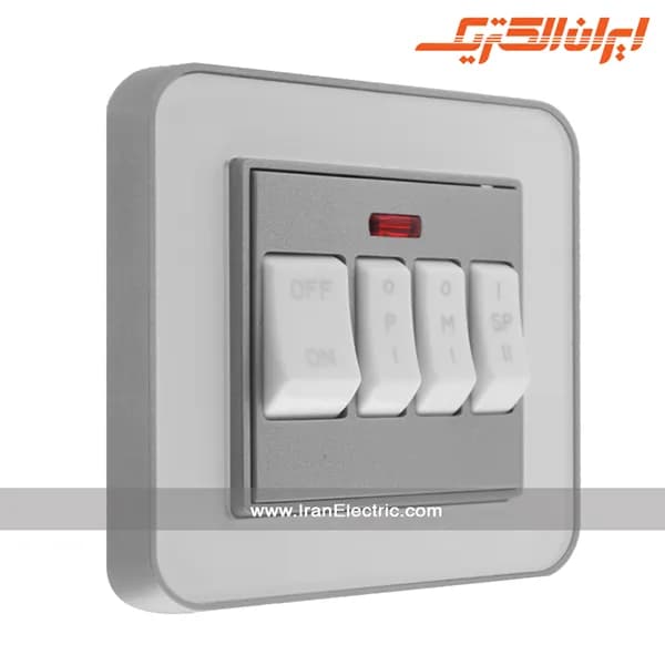 کلید کولر ارس نقره‌ای زه سفید میان نقره