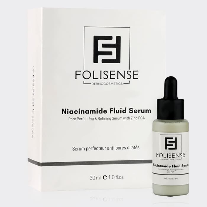 سرم فلوئید نیاسینامید فولیسنس Folisense Niacinamide Fluid Serum 30ml — تصویر ۲