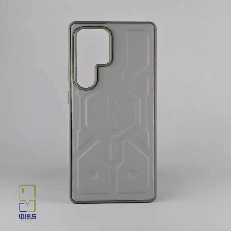 قاب گوشی S25 Ultra | چرمی AGU طوسی — تصویر ۲