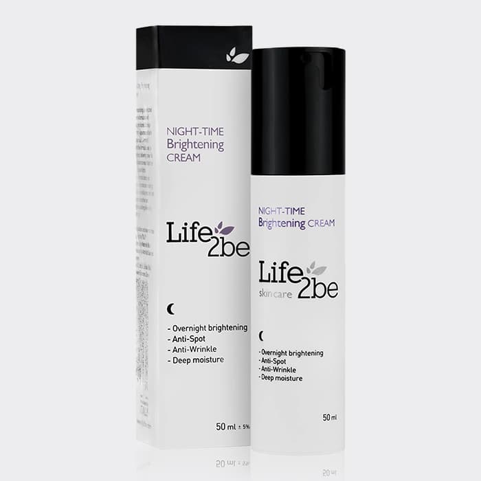 کرم شب ضد لک و روشن کننده لایف تو بی Life 2 be Night-Time Brightening Cream 50ml — تصویر ۲