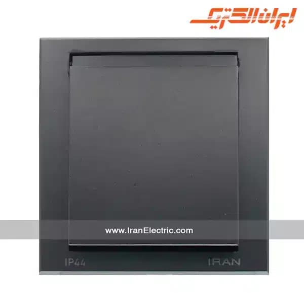کلید تبدیل دربدار IP44 مدل برلیان زغال سنگی — تصویر ۴