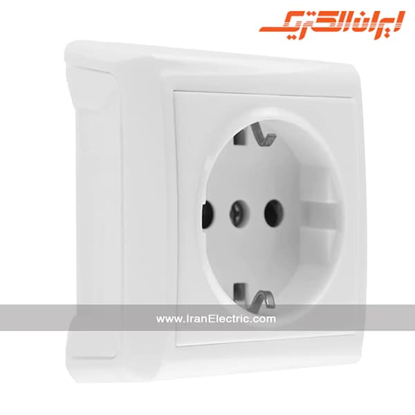 پریز برق ارتدار روکار مدل الیزه