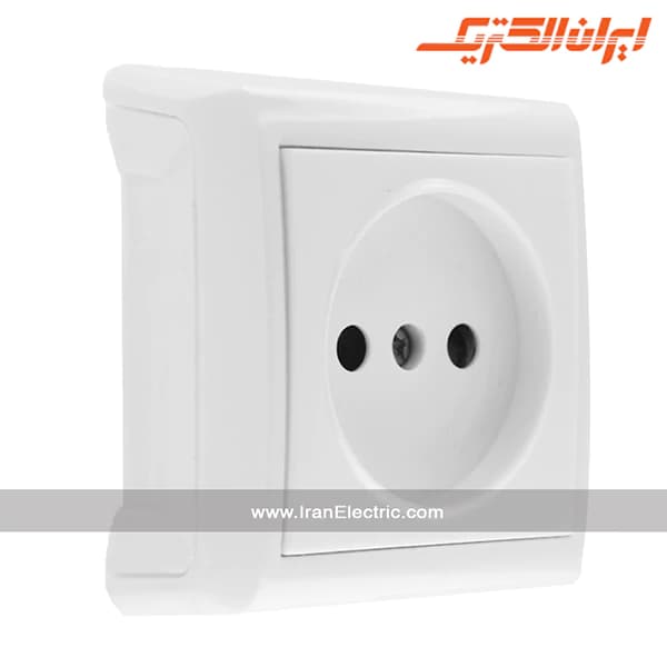 پریز برق ساده روکار مدل الیزه