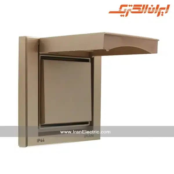 کلید تبدیل دربدار IP44 مدل برلیان بژ