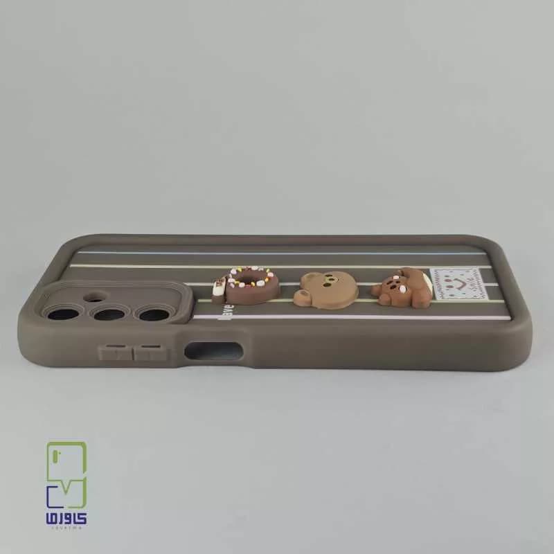 قاب گوشی a25 دخترانه | فانتزی خرس قهوه ای | Samsung A25 — تصویر ۶