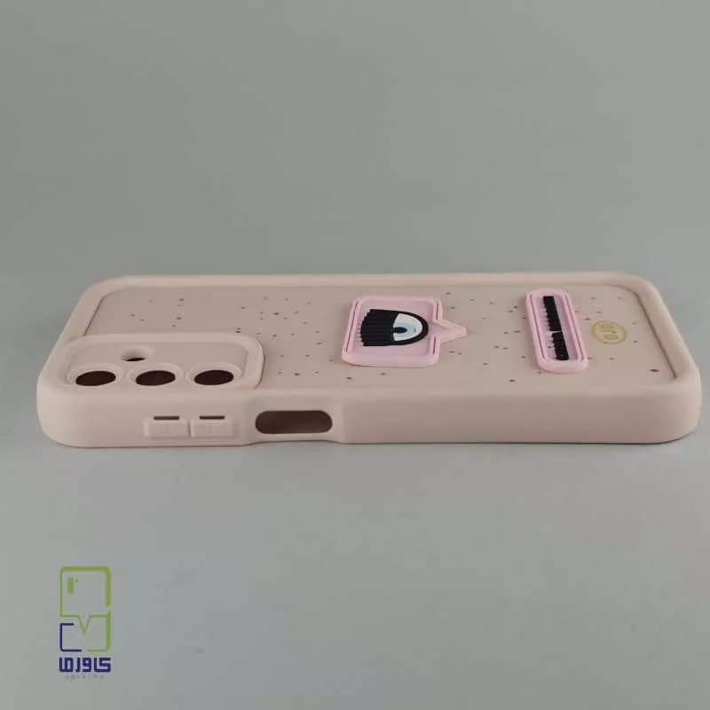قاب گوشی a25 دخترانه | فانتزی چشم صورتی | Samsung A25 — تصویر ۶