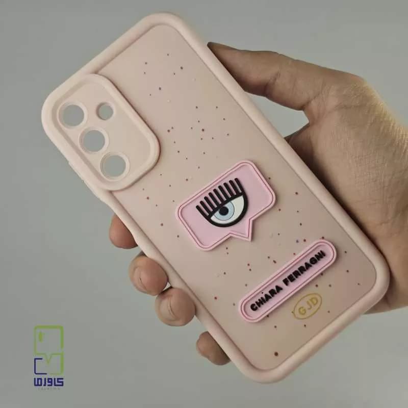 قاب گوشی a25 دخترانه | فانتزی چشم صورتی | Samsung A25