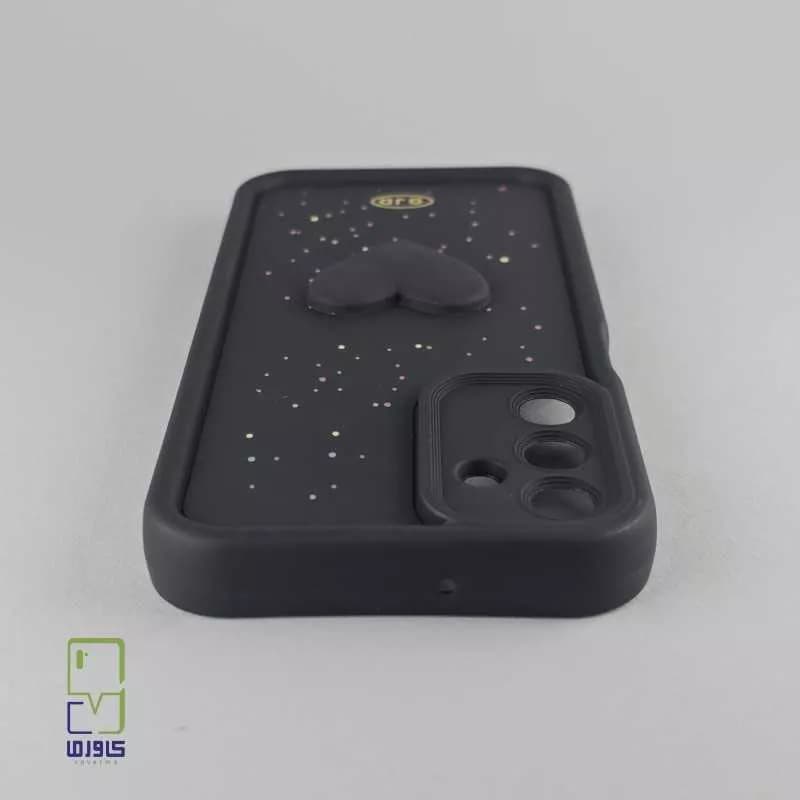 قاب گوشی a15 دخترانه | فانتزی قلب مشکی| Samsung A15 — تصویر ۴