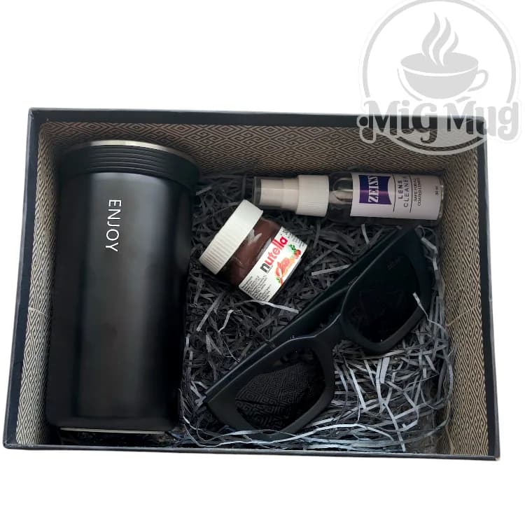 باکس هدیه مردانه مشکی (پک هدیه) — تصویر ۲