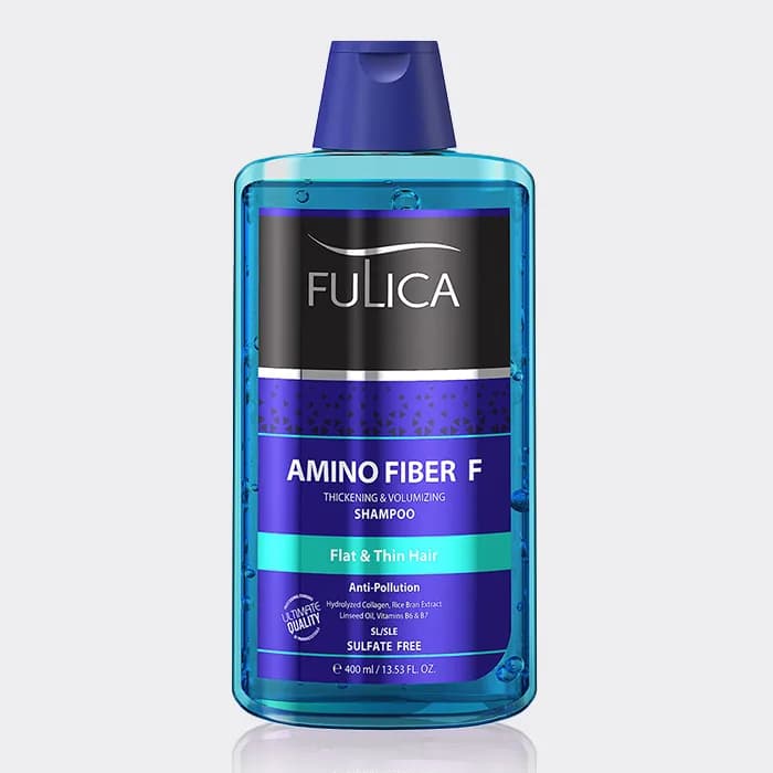 شامپو تقویت کننده و حجم دهنده آمینو فیبر فولیکا Fulica Amino Fiber F Thickening & Volumizing Shampoo 400ml