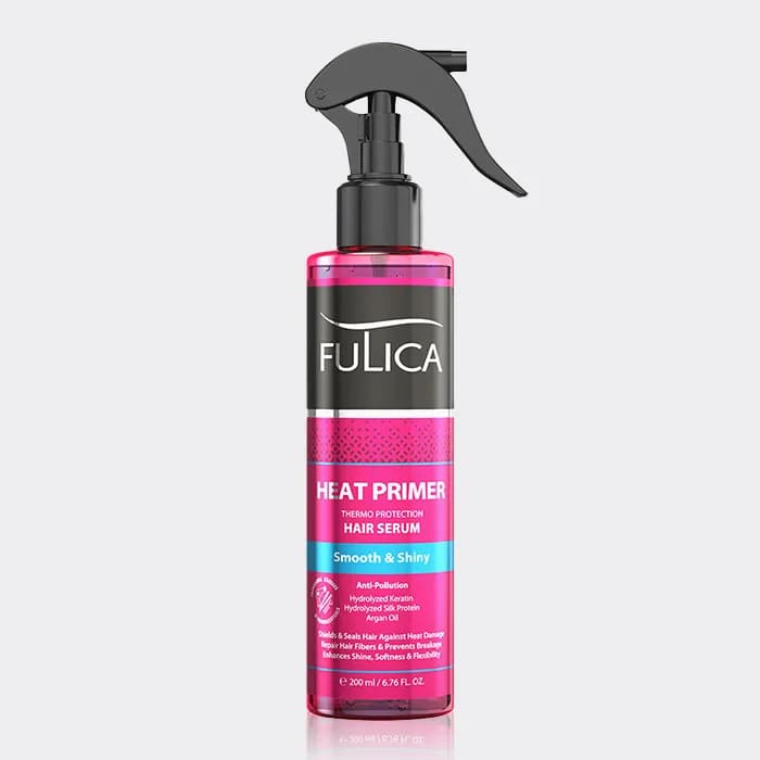 اسپری محافظ حرارتی مو هیت پرایمر فولیکا Fulica Heat Primer Hair Serum 200ml