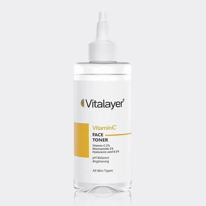 تونر روشن کننده ویتامین سی ویتالیر Vitalayer Vitamin C Face Toner 200ml