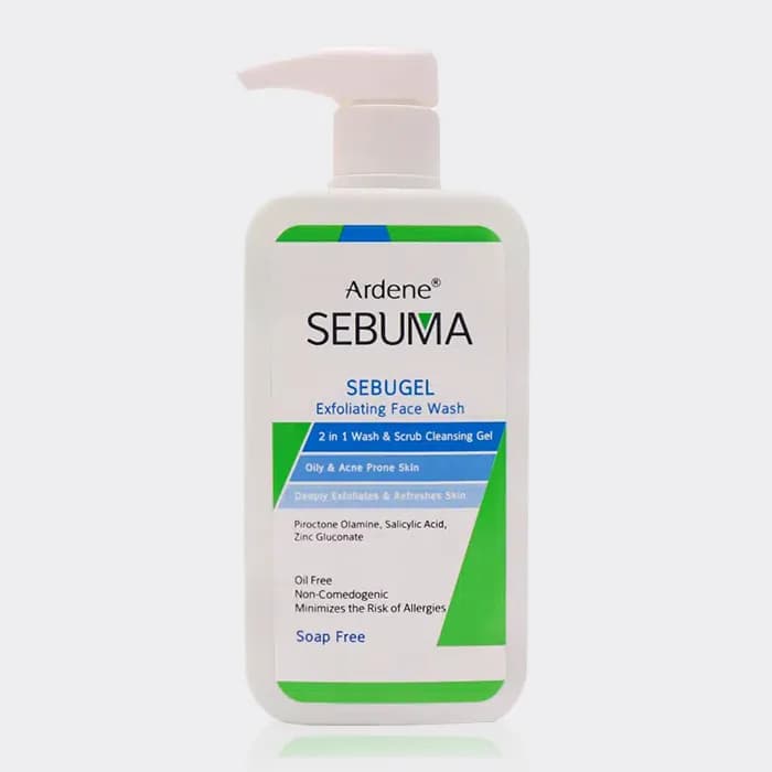 ژل شستشو و لایه بردار سبوژل آردن سبوما Ardene Sebuma Sebugel Exfoliating Face Wash 350gr