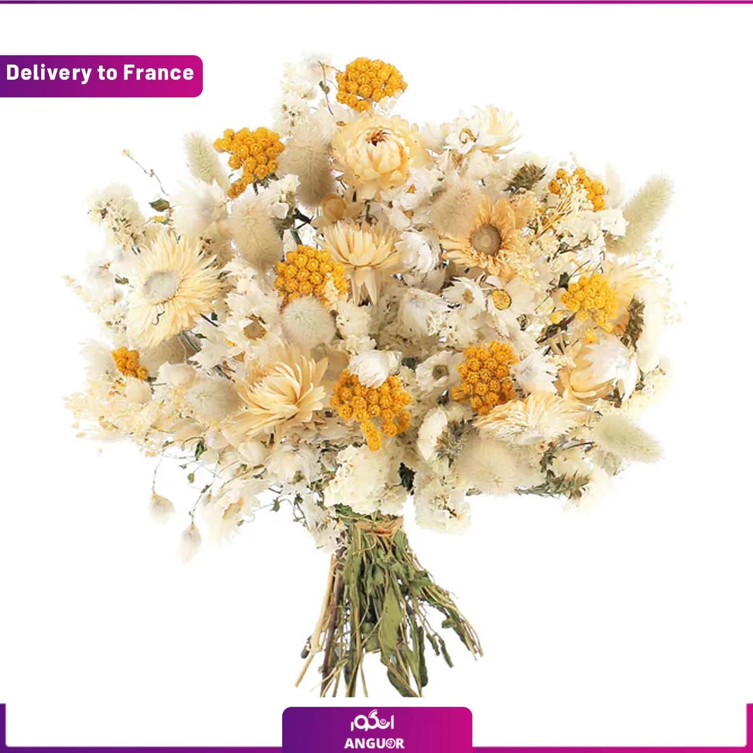 White bouquet (Delivery to France)