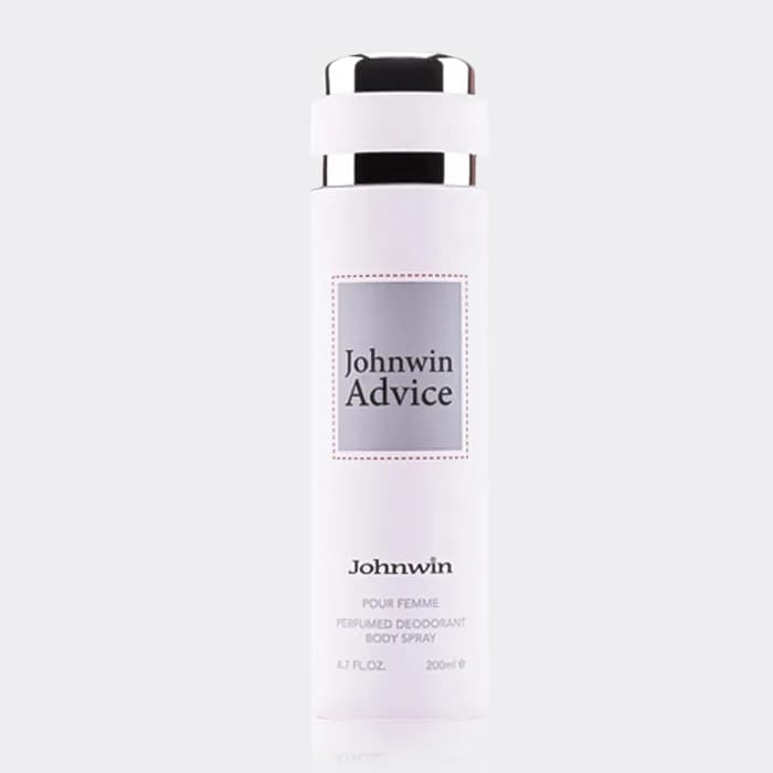 اسپری بدن زنانه ادوایس جانوین Johnwin Advice Perfumed Deodorant Body Spray 200ml