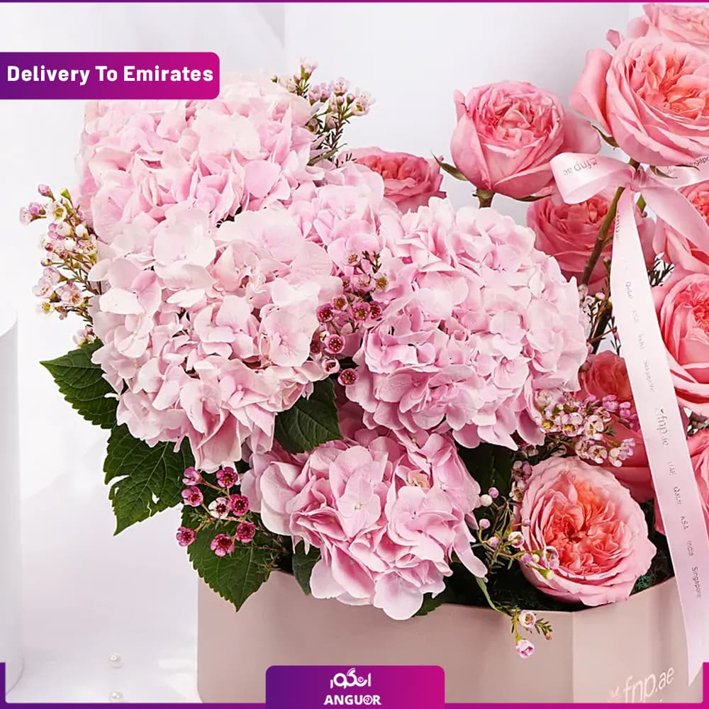باکس گل رز سرخ قلب من (دبی و امارات) — تصویر ۲
