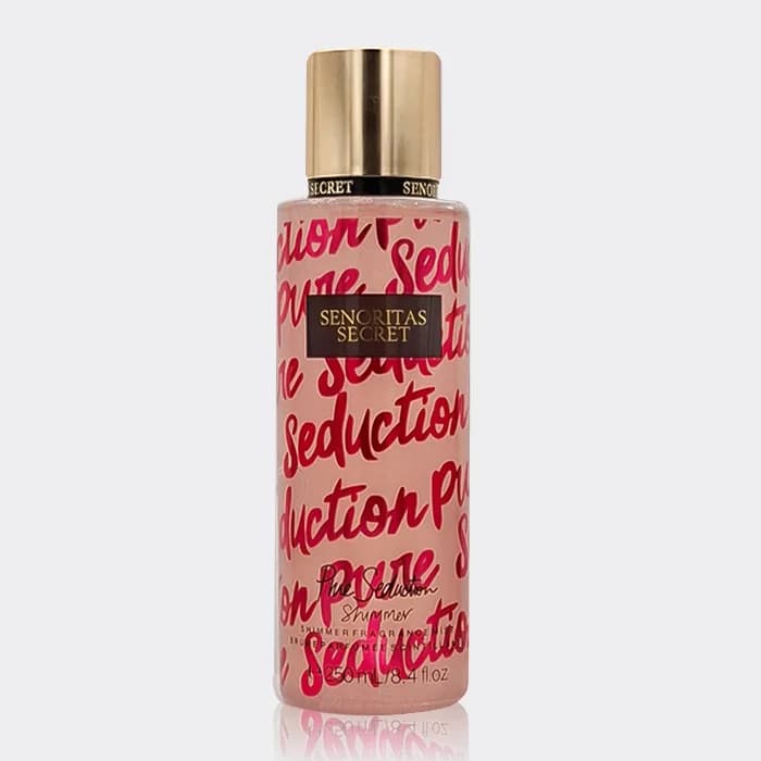 بادی اسپلش شاین دار پیور سداکشن سنوریتاز سکرت Senoritas Secret Pure Seduction Body Splash 250ml