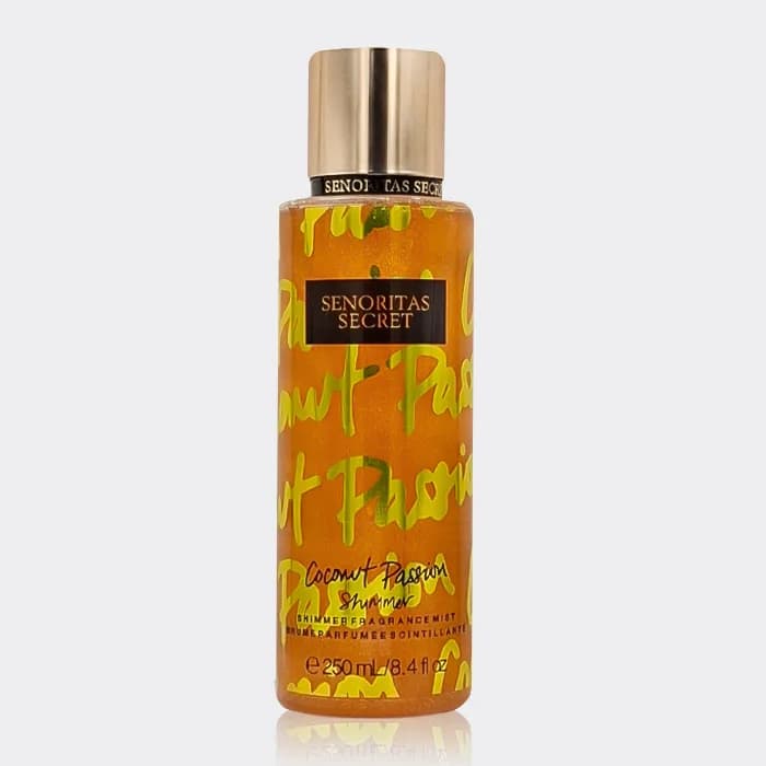 بادی اسپلش شاین دار کوکونات پشن سنوریتاز سکرت Senoritas Secret Coconut Passion Body Splash 250ml