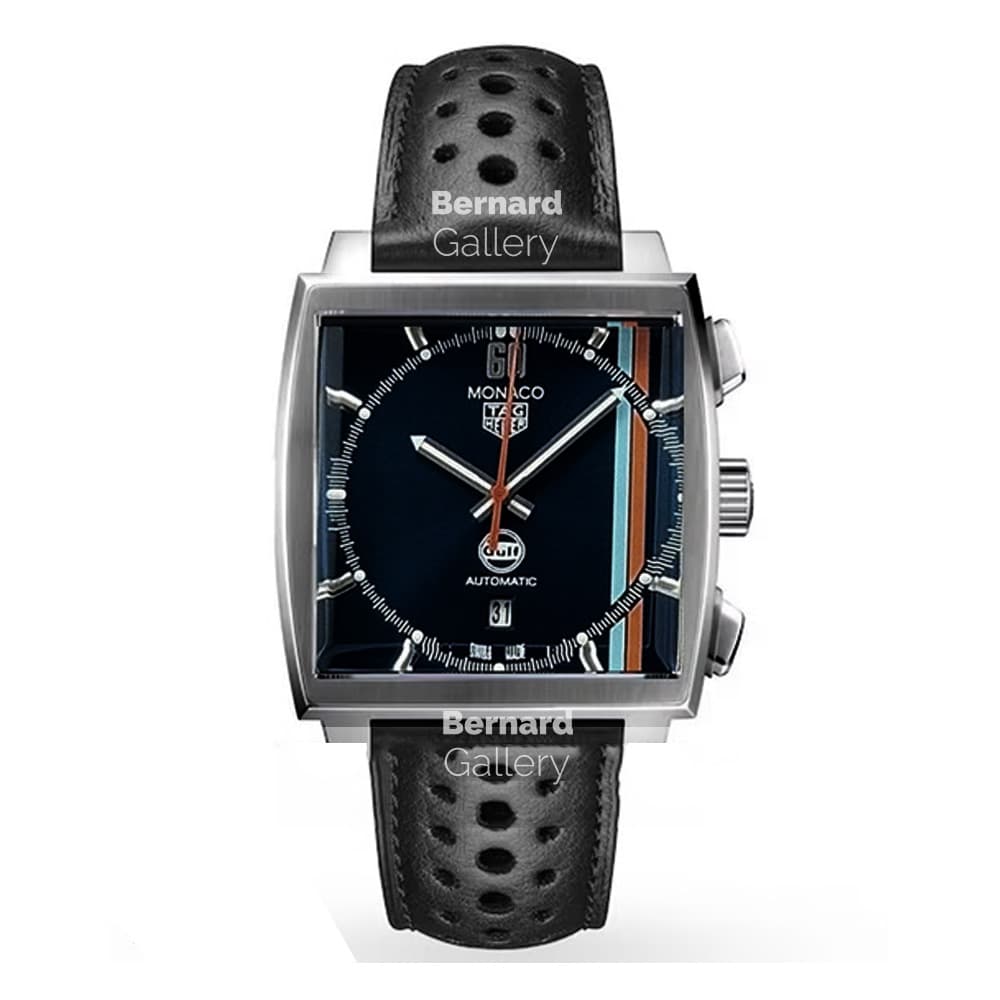 ساعت مچی مردانه تگ هویر موناکو TAG Heuer Monaco X Gulf Automatic Chronograph 1425Z