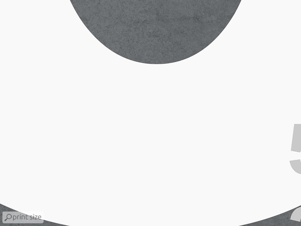 پوستر دیواری مدرن طرح اعداد M10182500 — تصویر ۳