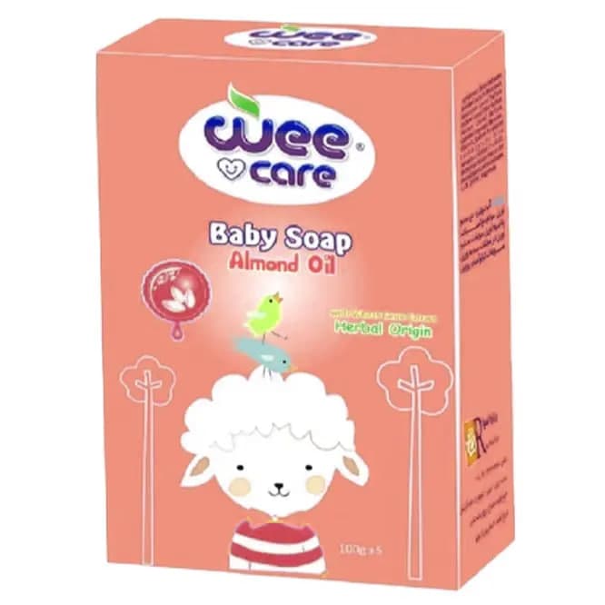 صابون بچه وی کر 100 گرمی حاوی روغن بادام کر WeCare